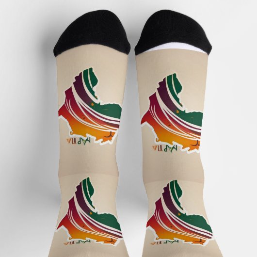 Chaussette afro socks (Haut)