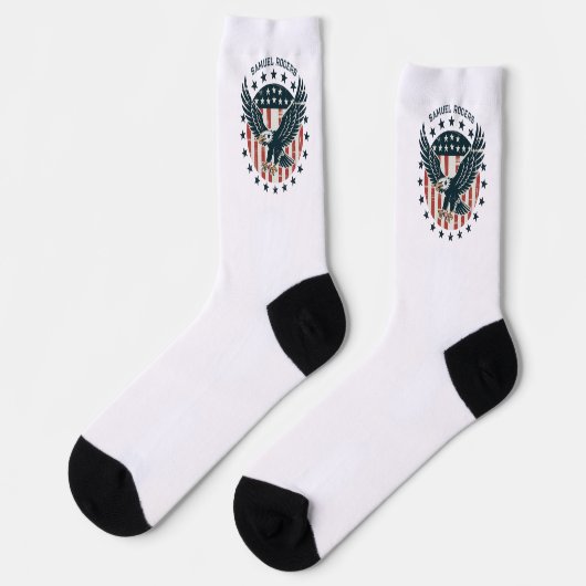Chaussette Aigle Américain Rétro (Gauche)