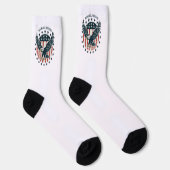 Chaussette Aigle Américain Rétro (Droite)