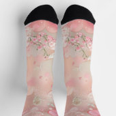 Chaussette Ailes de papier et Roses (Haut)