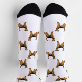 Chaussette Airedale Terrier Cute Bingley Terrier Chien Motif (Haut)