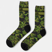 Chaussette Ajouter le nom Camouflage Vert Brown (Gauche)
