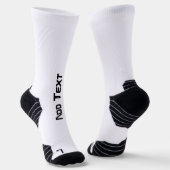 Chaussette Ajouter un nom de texte Imprimé Stylish Élégant Ho (Angulaire)