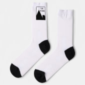 Chaussette Ajouter une image personnalisée Nom de l'entrepris (Gauche)