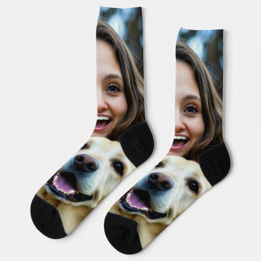 Chaussette Ajouter une photo de Labrador Retriever Personnali (Gauche)