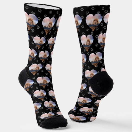Chaussette Ajouter votre propre Motif photo pour animaux dome (Angulaire)