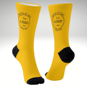Chaussette Ajoutez le logo de votre entreprise de commerce en