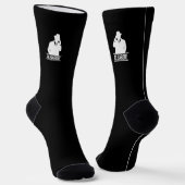 Chaussette Albarone Gangster Silhouette Premium Crew Socks (Angulaire)