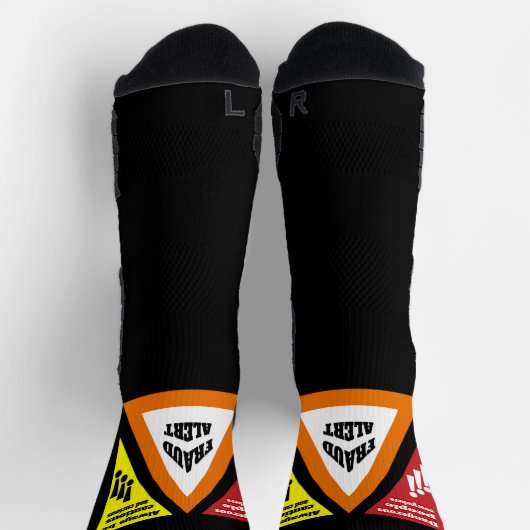 Chaussette Alerte de fraude (Haut)