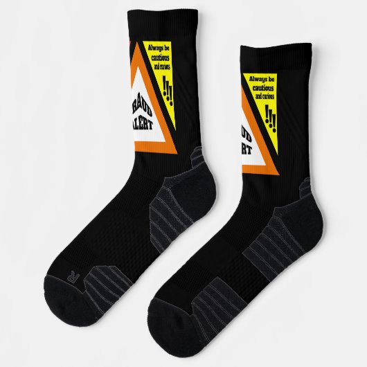 Chaussette Alerte de fraude (Gauche)