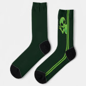 Chaussette Alien Amical qui fait Coucou et Cache-Cache Mignon (Gauche)