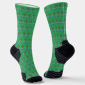 Chaussette Alien dans son petit vaisseau spatial (Angulaire)