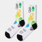 Chaussette Alien "invités de l'extérieur" ! (Gauche)