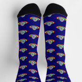 Chaussette Alien Ridicule et vaisseau spatial (Haut)