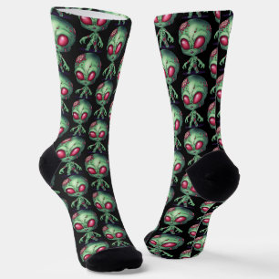 Chaussette Alien Zombie