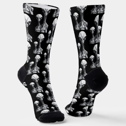 Chaussette Aliens Robots (Angulaire)