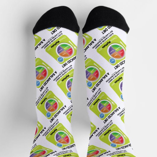 Chaussette Alimentation Équilibrée Pas Un Poids De Matière, M (Haut)