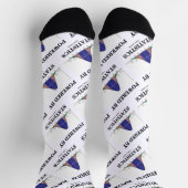 Chaussette Alimenté Par Statistiques Bell Courbe Stats Humour (Haut)