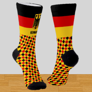 Chaussette Allemagne Chaussettes, drapeau allemand mode / spo
