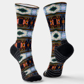 Chaussette Allemagne vintage Gare de Munich Marienplatz (Angulaire)