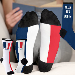 Chaussette Allez les Bleus France football europe 2024