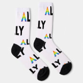 Chaussette Ally droit LGBTQ Rainbow LGBT (Droite)