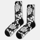 CHAUSSETTE ALOHA VENDREDI (NOIR) (Gauche)