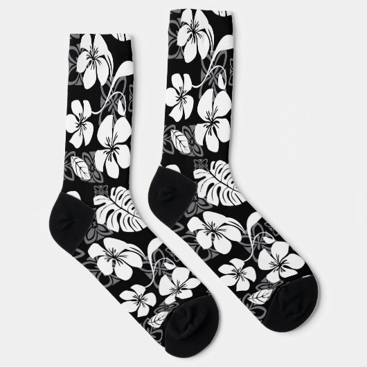 CHAUSSETTE ALOHA VENDREDI (NOIR) (Droite)