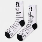 CHAUSSETTE ALPHA RIZZ SIGMA GYATT FLEX SOCKS (Gauche)