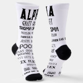 CHAUSSETTE ALPHA RIZZ SIGMA GYATT FLEX SOCKS (Angulaire)