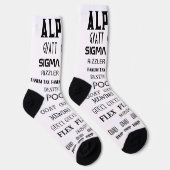 CHAUSSETTE ALPHA RIZZ SIGMA GYATT FLEX SOCKS (Droite)