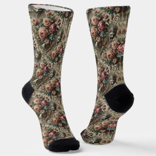 Chaussette 🩸 Altars Arcane - Tapisserie victorienne gothique