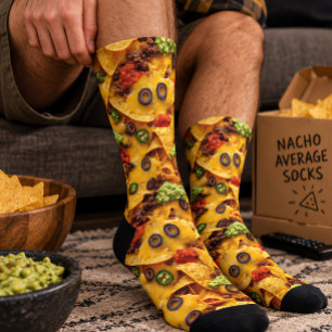 Chaussette Amateur de Nacho Cheese Cuisine Mexicaine Amusant