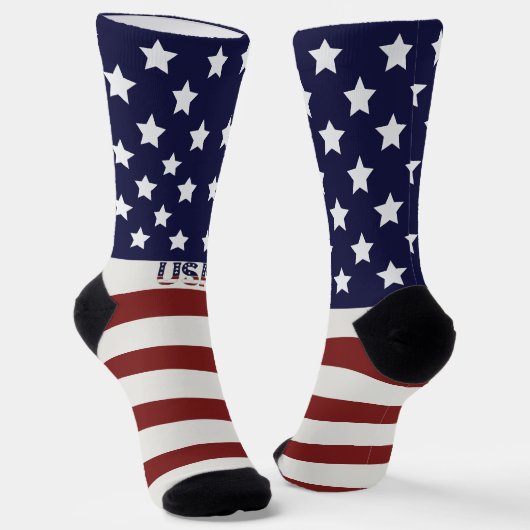 Chaussette America Drapeau américain Motif américain (Angulaire)
