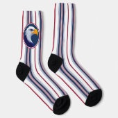 Chaussette American Bald Eagle et Patriotic Pencil (Droite)