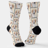 Chaussette American Foxhound Red Walker mignonne Peinture Chi (Angulaire)
