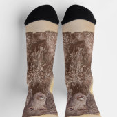 Chaussette American Water Spaniel Peinture - Original Dog Art (Haut)