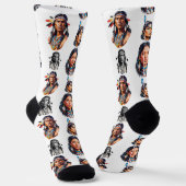 Chaussette Amérindiens Amérindiens Conception Motif (Angulaire)