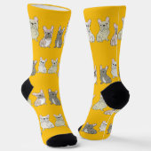 Chaussette Amis Bouledogue Français (Angulaire)