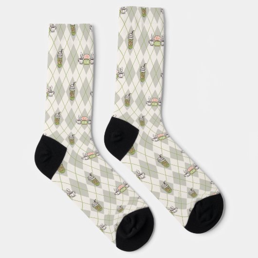 Chaussette AMIS™ | Motif de Jacquard Perk Central (Droite)