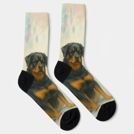 Chaussette Amitié entre Rottweiler et Alien (Droite)