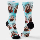 Chaussette Amour céleste - Modèle photo (Angulaire)