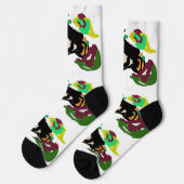 Chaussette Amour Citrouille (Gauche)