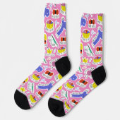 Chaussette Amour de tricot crochet (Gauche)