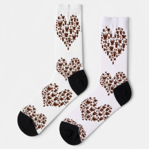 Chaussette Amoureux de café Heart Thunder_Cove