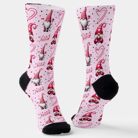 Chaussette Amusant Valentine Gnome (Angulaire)
