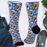Chaussette Amusants Animaux Empreintes de pattes Photo Custom<br><div class="desc">Capturer des souvenirs à chaque étape Introduire les Chaussettes Photo Chien Personnalisées - le cadeau ultime pour les amoureux de les chiens et une façon sincère de garder votre ami furieux à proximité, même lorsqu'ils ne sont pas là. Ces chaussettes sont parfaites pour créer un collage de vos photos de...</div>