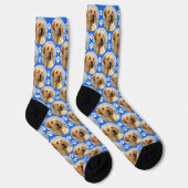 Chaussette Amusants Animaux Empreintes de pattes Photo Custom (Droite)