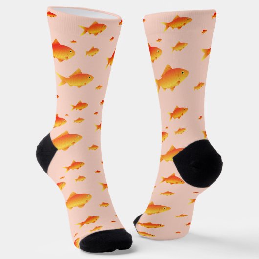 Chaussette Amusants Nouveautés Poisson d'or Animal (Angulaire)