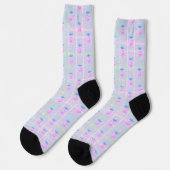 Chaussette Ananas roses de ferme (Gauche)